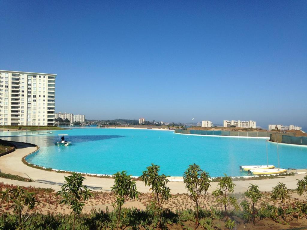 Laguna En Algarrobo Exterior foto