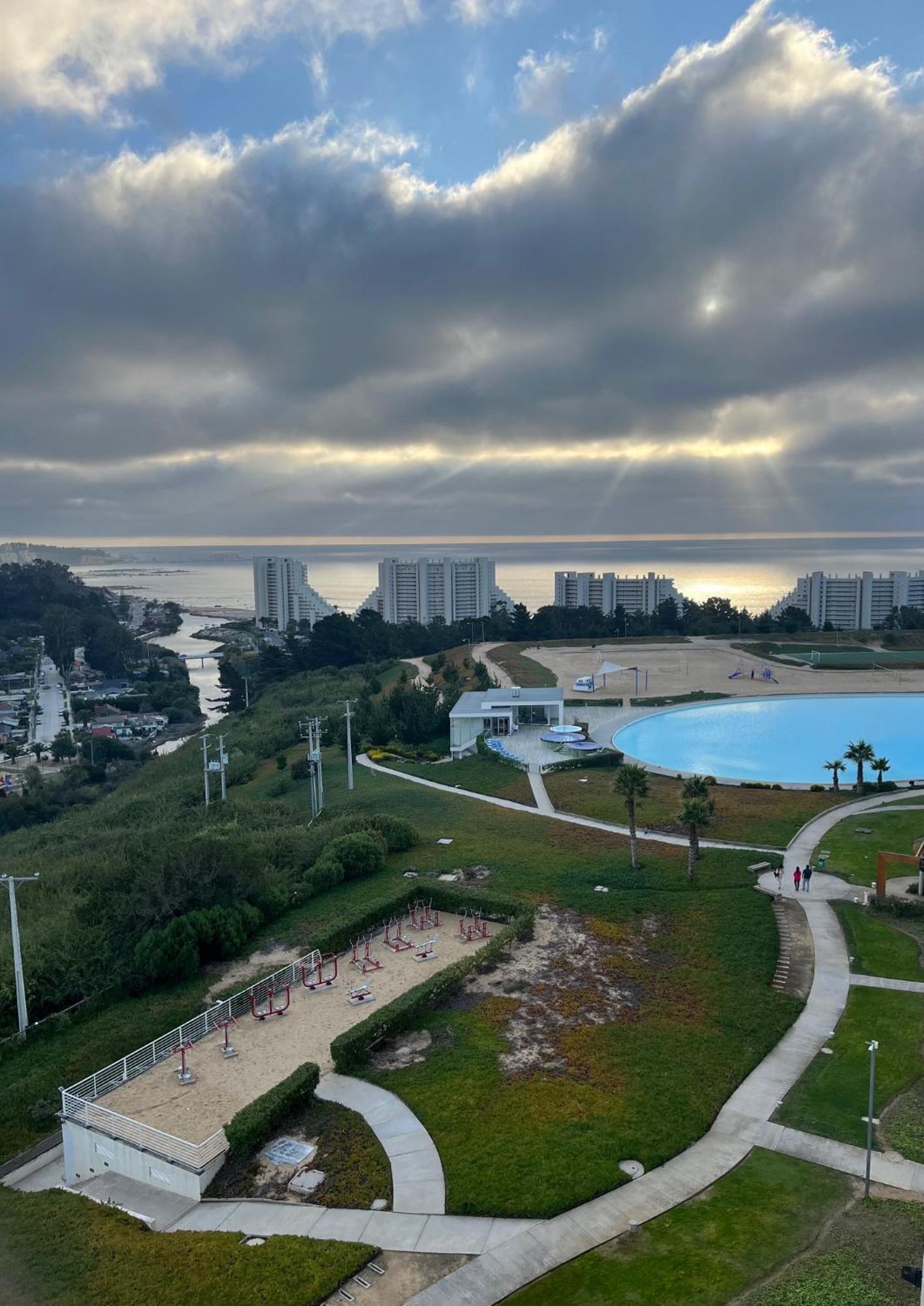 Laguna En Algarrobo Exterior foto
